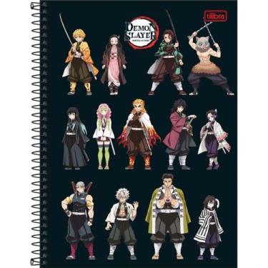 Imagem de Caderno Universitário Demon Slayer (80 Folhas) - Tilibra, Capa B