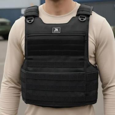 Imagem de Capa de Colete Tático Nível 3a Modular JA3 Preto JA Rio MIlitar, G