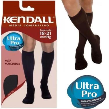 Imagem de Meia Kendall Masculina Média Compressão (18-21mmHg) 3/4 (abaixo do joe