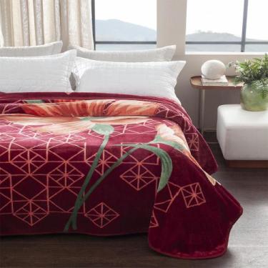 Imagem de Cobertor Kyor Plus 420g/m² Casal 180x220cm Praga Marrom/CD Jolitex Ter