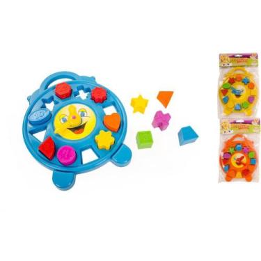 Imagem de Brinquedo Relógio Educativo Para Aprender Horas, Cores e Formas - DIVP