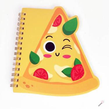 Imagem de Caderneta Bloco de Notas Snack Modelo:PizzaTamanho:10,5cm x 10,5cm - D