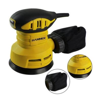 Imagem de Lixadeira Roto Orbital 5 250w 220v Coletor Pó Lr250 Hammer