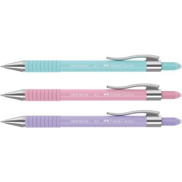 Imagem de Lapiseira Faber-Castell Grip Matic Colors 0.5MM com Pega Emborrachada e Acabamento Metalizado Rosa