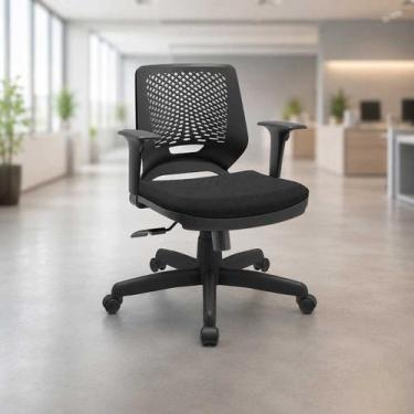 Imagem de Cadeira Escritório Ergonômica Executiva Reclinável Apoio Braço Nr 17 F