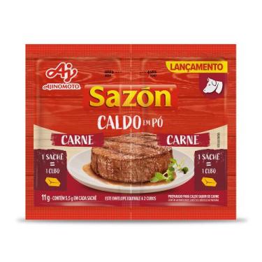 Imagem de Caldo Pó Carne Sazón Envelope 11g 2 Unidades - AJINOMOTO