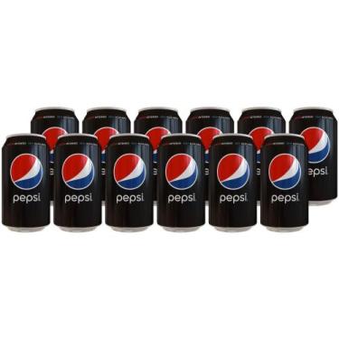 Imagem de Refrigerante Lata Pepsi Cola Zero 12 Unidades - 350ml