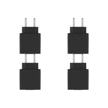 Imagem de Kit C/4 - Plug Protetor De Tensao Qualitronix 2 Polos 10A.