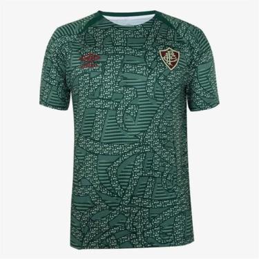 Imagem de Camisa Fluminense Aquecimento 24/25 Umbro Masculino Tamanho:PCor:Verde