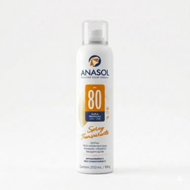 Imagem de Anasol Protetor Solar Spray Transparente Fps 80 200ml