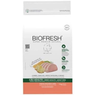 Imagem de Ração Biofresh Cães Adultos Raças Minis e Pequenas Lombo e Abacaxi 3Kg