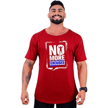 Imagem de Camiseta Morcegão Masculina MXD Conceito Estampas e Cores Casuais (GG, Vermelho)