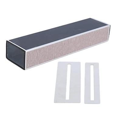 Imagem de Eujgoov Nivelador de traste de violão, feixe de nivelador de lixamento de violão, lima de traste, protetor de skate de dedo