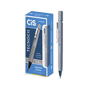 Imagem de Lapiseira CIS Tecnocis 1.3mm, Cinza, Caixa com 12 unidades