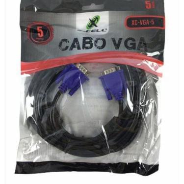 Imagem de Cabo Vga Macho X Vga Macho 5M Xc-Vga5 Preto
