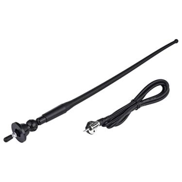 Imagem de Antena Rádio, Antena carro liga alumínio para rádio digital, Antena carro DC12-24V melhora a sensibilidae o alcance do sinal recepção para caminhões