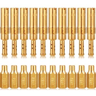 Imagem de 10 peças de carburador principal jato com 10 peças de travesseiro jato lento para Keihin OKO Koso PE e para PWK Carb