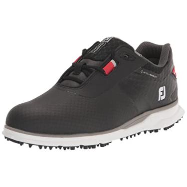 Imagem de FootJoy Sapato de golfe masculino Pro|sl Sport, Preto/vermelho, 11 Wide