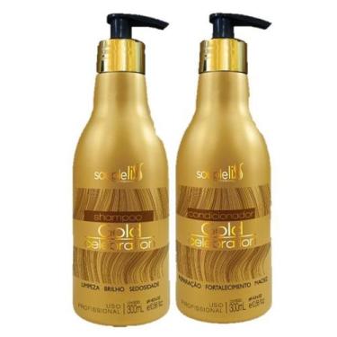 Imagem de Home Care Shampoo E Condicionador Souple Liss Gold Celebration 2X300ml