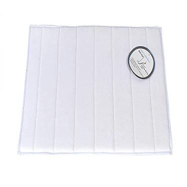 Imagem de Carnation Home Fashions, Inc BM-MFM/21 Tapete de banho de espuma viscoelástica de tamanho médio branco
