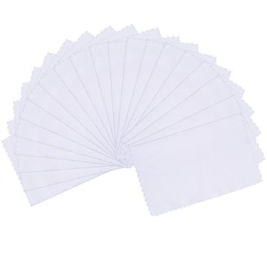 Imagem de Pacote com 20 panos de limpeza de microfibra ColorYourLife para smartphones, laptops, tablets, computadores, lentes, monitor LCD, TV, câmera, óculos, óptica etc.