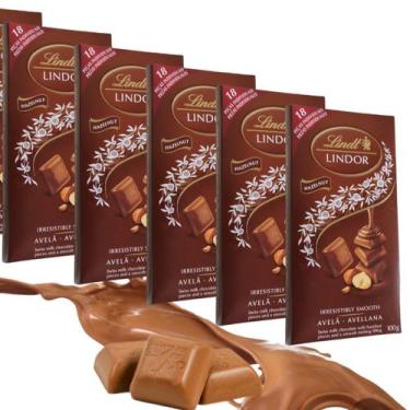 Imagem de 8 Chocolates Importados Lindor Singles Avelã Lindt 100G