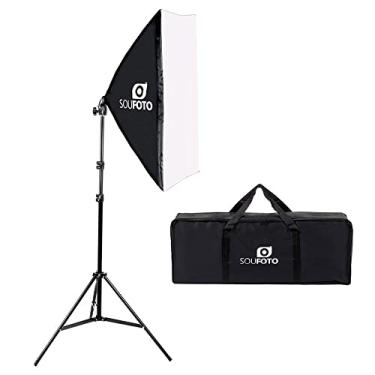 Imagem de Kit para Iluminação de Foto e Vídeo com Softbox 50x70, Tripé de 2m e Bolsa Sou Foto