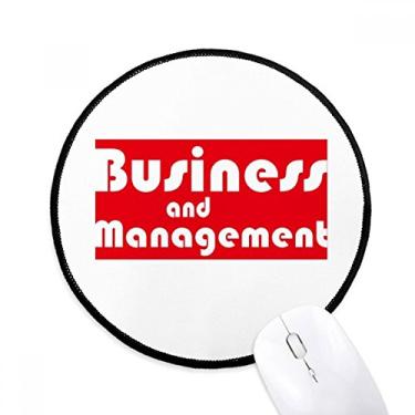 Imagem de Mouse pad vermelho de grande negócio e gerenciamento para escritório e computador