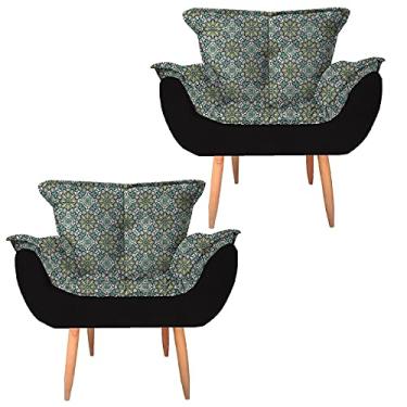 Imagem de Kit 2 Poltronas Opala Decorativa A4