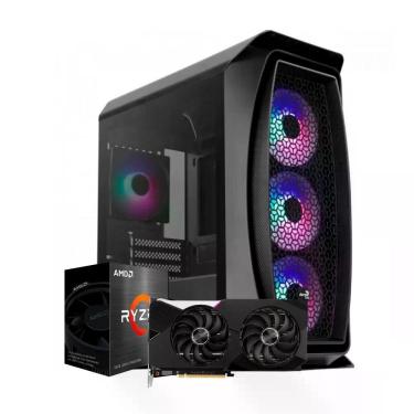 PC ITX Gamer FPS Headshot, Core I5 13400F, NVídia GeForce RTX 3060 12GB,  16GB Ram, SSD M.2 512GB