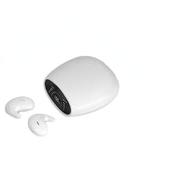 Imagem de Fones de ouvido TWS sem fio mini Bluetooth com redução de ruído e visor LED para jogos (white)