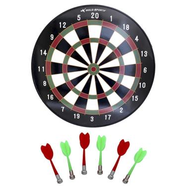 Imagem de Jogo Dardos Gold Sports Alvo Pro 41cm Tabuleiro-Unissex
