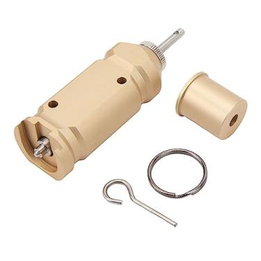 Imagem de Alarme de Viagem de Perímetro, de Segurança de Alerta Precoce Liga de Alumínio Recarregável e Reutilizável Voz Alta Compacto e Portátil para Acampamento (Amarelo)