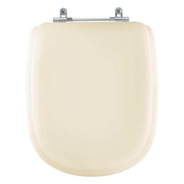 Imagem de Tampa De Vaso Sanitario Almofadada Sabatini Palha (bege Claro) Para Bacia Icasa