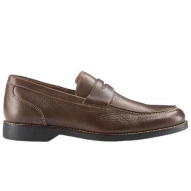 Imagem de Sapato Social Masculino Loafer Anatomic Gel Macio Confortável Em Couro