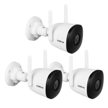 Imagem de Kit 03 Câmeras Inteligente Mibo Externa WiFi Intelbras Full HD 1080P iM5 SC - Com Microfone, IP67