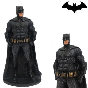 Imagem de Boneco Batman Liga Da Justiça Figura De Ação 18Cm Resina
