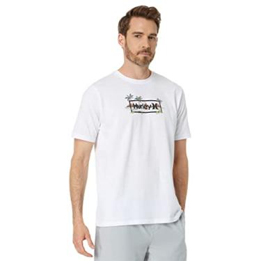 Imagem de Hurley MTS0036730H100M One & Only Islander Camiseta de manga curta branca MD branca M