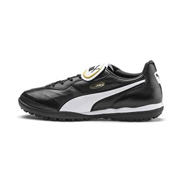 Imagem de PUMA Tênis masculino King Top Turf, Preto/branco, 37