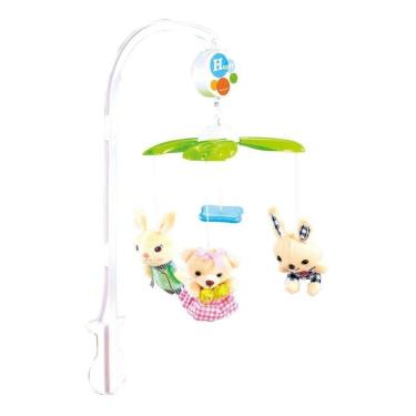Imagem de Móbile Musical Eletrônico Giratório Ursinhos Baby Style Bebê