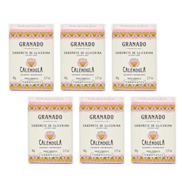 Imagem de Sabonete em Barra de Glicerina Granado 90g Emb c/06 un (Calendula)