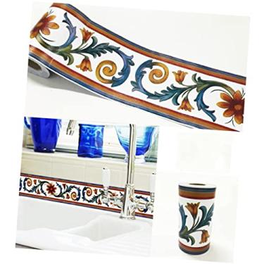 Imagem de Gadpiparty interruptor de luz em linha bordas espelhadas cozinha kitchen adesivos forro de prateleira de papel de parede adesivo de borda de papel de parede floral alpendre mural