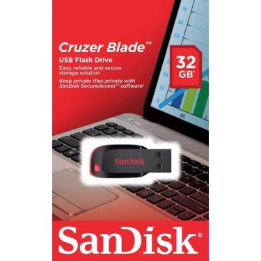 Imagem de Pen Drive San Disk De 32Gb Cruzer Blade - Sandisk