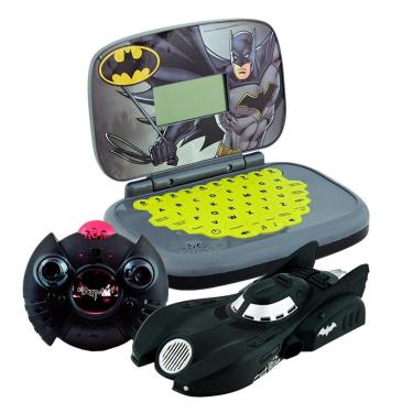 Imagem de Infantil - Kit Gravidade Zero - Rc 7 Func Bat Usb + Laptop Do Batman  menino