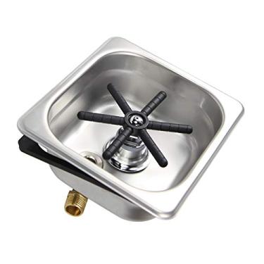 Imagem de Enxaguante para jarra de vaporização YBB, lavador de limpeza de vidro para máquina de café bar Dimensões do enxaguador com base (18 x 17 x 12 cm), 6.9" x 6.4" x 2.6"