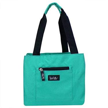Imagem de Bolsa térmica Nicole Miller of New York com isolamento à prova d'água – Sacola de almoço de 28 cm (2754), Turquoise