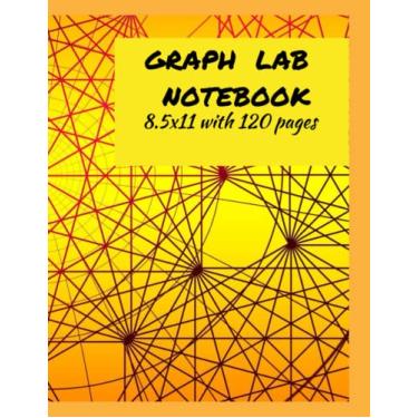 Imagem de Caderno de grafite laranja 20 x 27 cm com 120 páginas, capa gráfica em espiral, caderno de ciências matemáticas para todos os alunos: caderno de grafite laranja 20 x 28 cm com 120 páginas