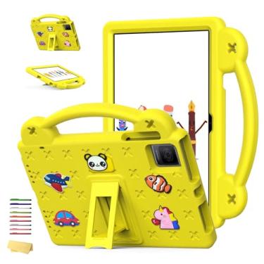 Imagem de UUcovers Capa infantil com suporte/alça DIY para T-Mobile REVVL Tab 5G 26.3 cm 2023/Blackview oscal pad 15 (2023) 26.3 cm/ Tab 11 WiFi 2023/Tab 11 se 2021/TCL Tab 10 Gen 2 26.3 cm 2023/Tab 11 2021/TCL