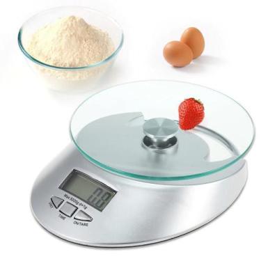 Imagem de Balança Digital De Cozinha Inox Até 7Kg Tomate Sf-450