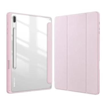 Imagem de Suporte de lápis para tablet Samsung Galaxy Tab S9 FE 11 Plus 12,4 polegadas 2023 capa Tab A9 S9 S8 S7 11 polegadas Plus 31,5 cm (rosa, A8 10,5 2022 X207)